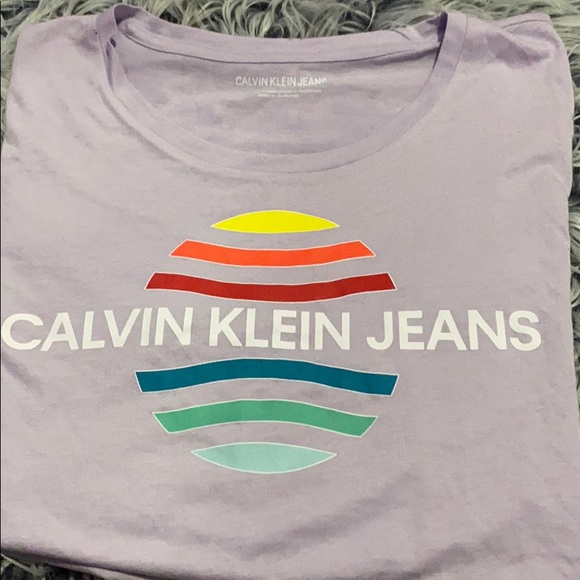 A rainbow striped Calvin Klein Jeans Shirt!! - Picture 4 of 4